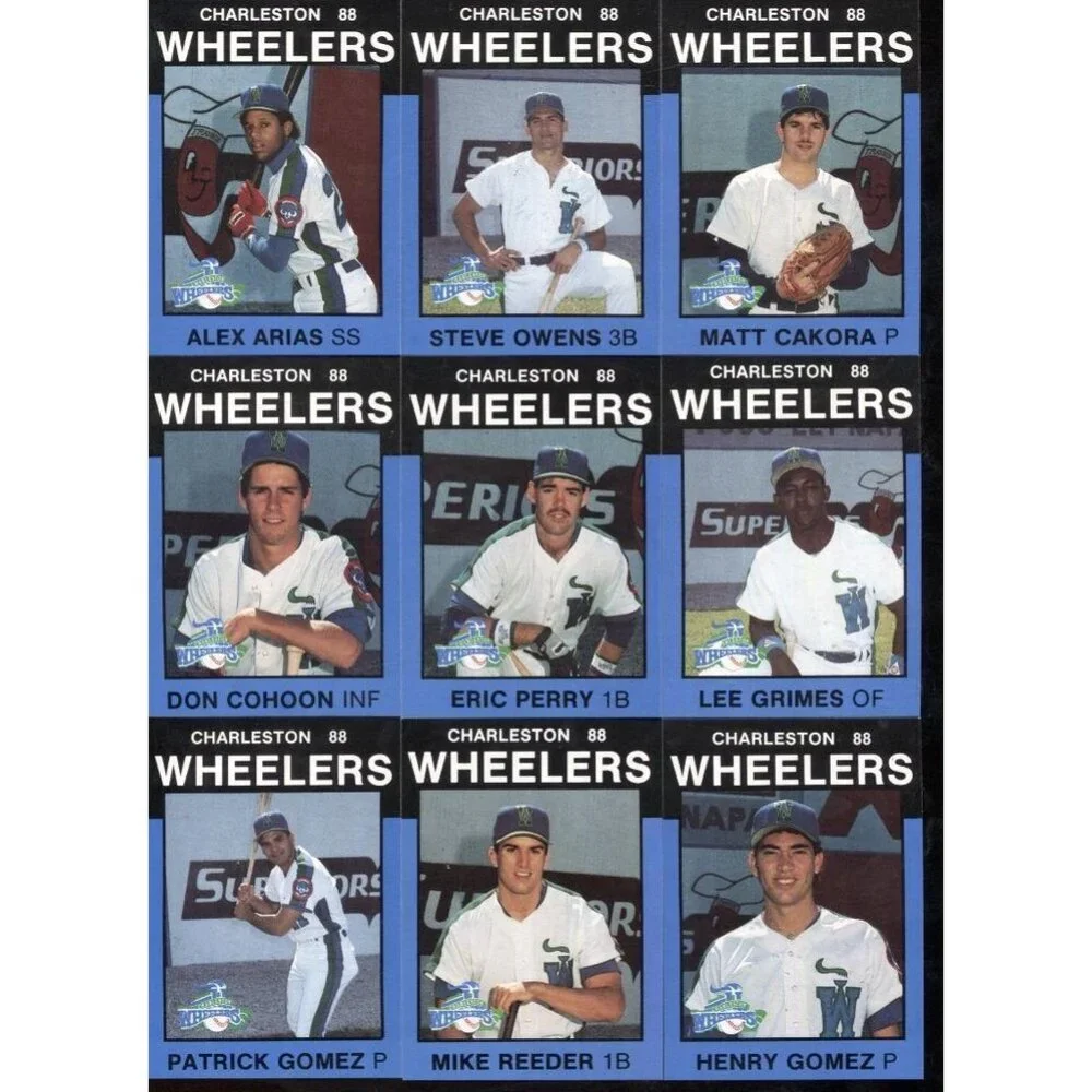1988 Best Charleston Wheelers Minor League Baseball Complete Set CHICAGO cUBS